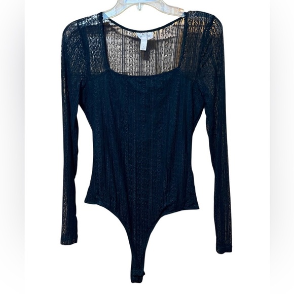 Willow + Root Black Lace Bodysuit Size S - Picture 5 of 12